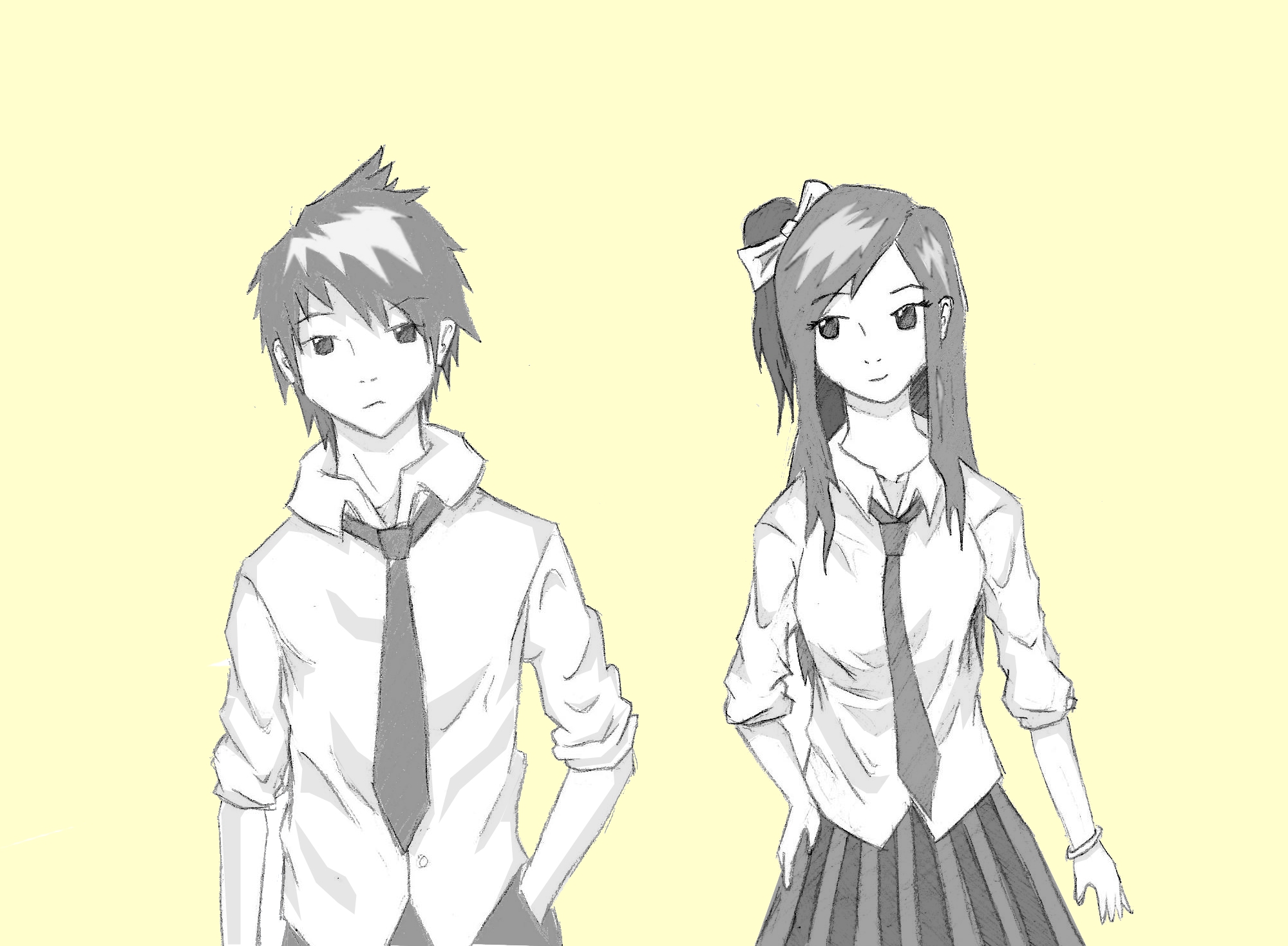 2000x1469 Boy And Girl Drawing Image