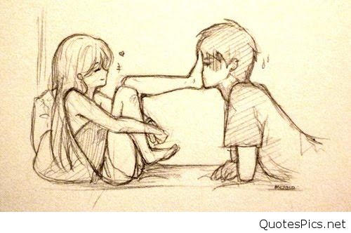 500x332 Love Couple Drawings, Pics, Quotes And Images 2016