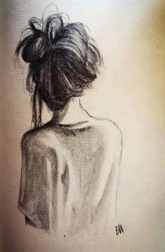 Girl Back Drawing at GetDrawings | Free download