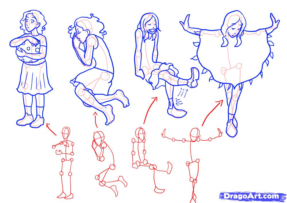 Girl Body Drawing at GetDrawings | Free download