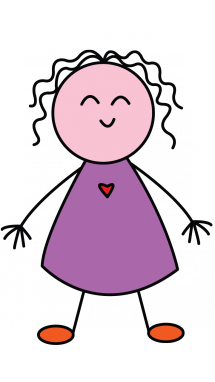 215x382 How To Draw A Girl For Kids, Easy Drawing, Easy Step By Step