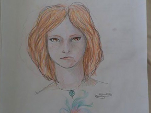 600x450 Girl Draws Self Portraits Before And During Lsd High (12 Photos