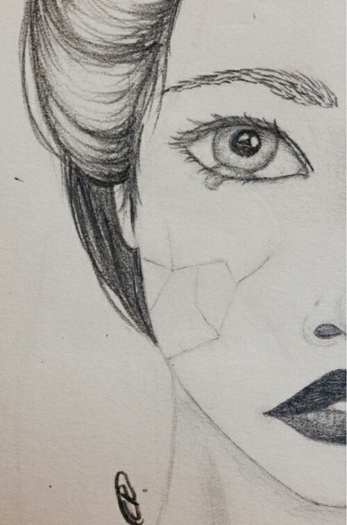 500x757 Says Stay Strong But Is Breaking Herself Canvas