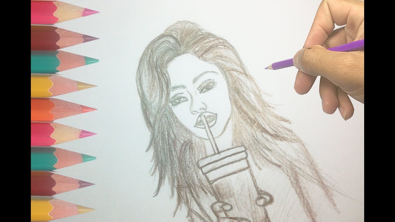 1280x720 How To Draw A Tumblr Girl Art Drawing Girl Hd 1080