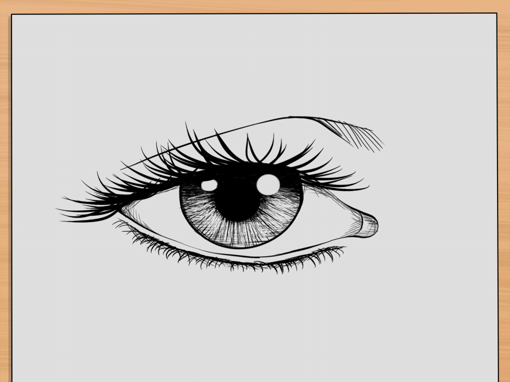 1024x768 Ideas Of Draw Girl Eyes Step By Step How To Draw A Realistic