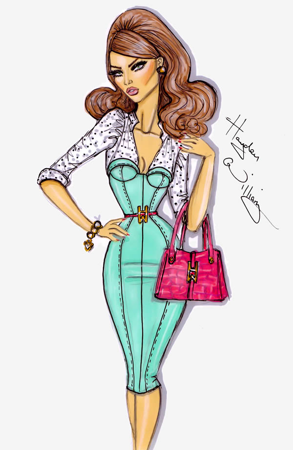600x920 Stunning Fashion Sketches By Hayden Williams