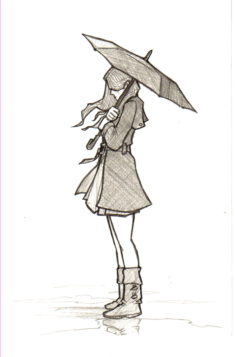 477x724 Girl With Umbrella +. By Fionahsieh