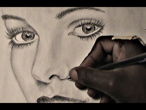 480x360 How To Draw Female Eyes Nose And Lips