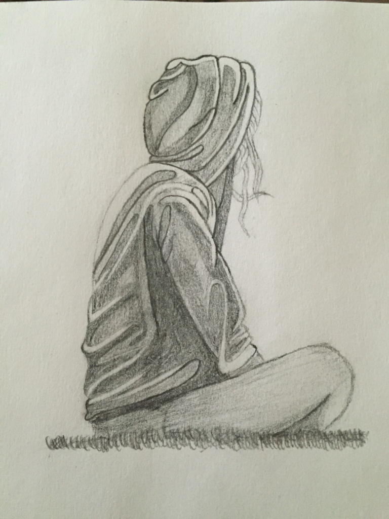 768x1024 Sad Alone Profile Pictures Pencils Draw