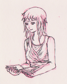 233x292 Girl Reading A Book By Tsubasamist