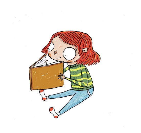 551x522 Girl Reading By Meg's Drawings On Storybird