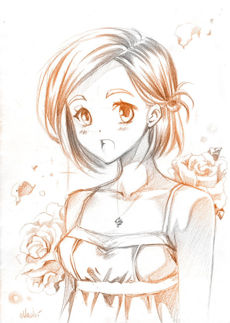 754x1059 Singing Girl By Naschi