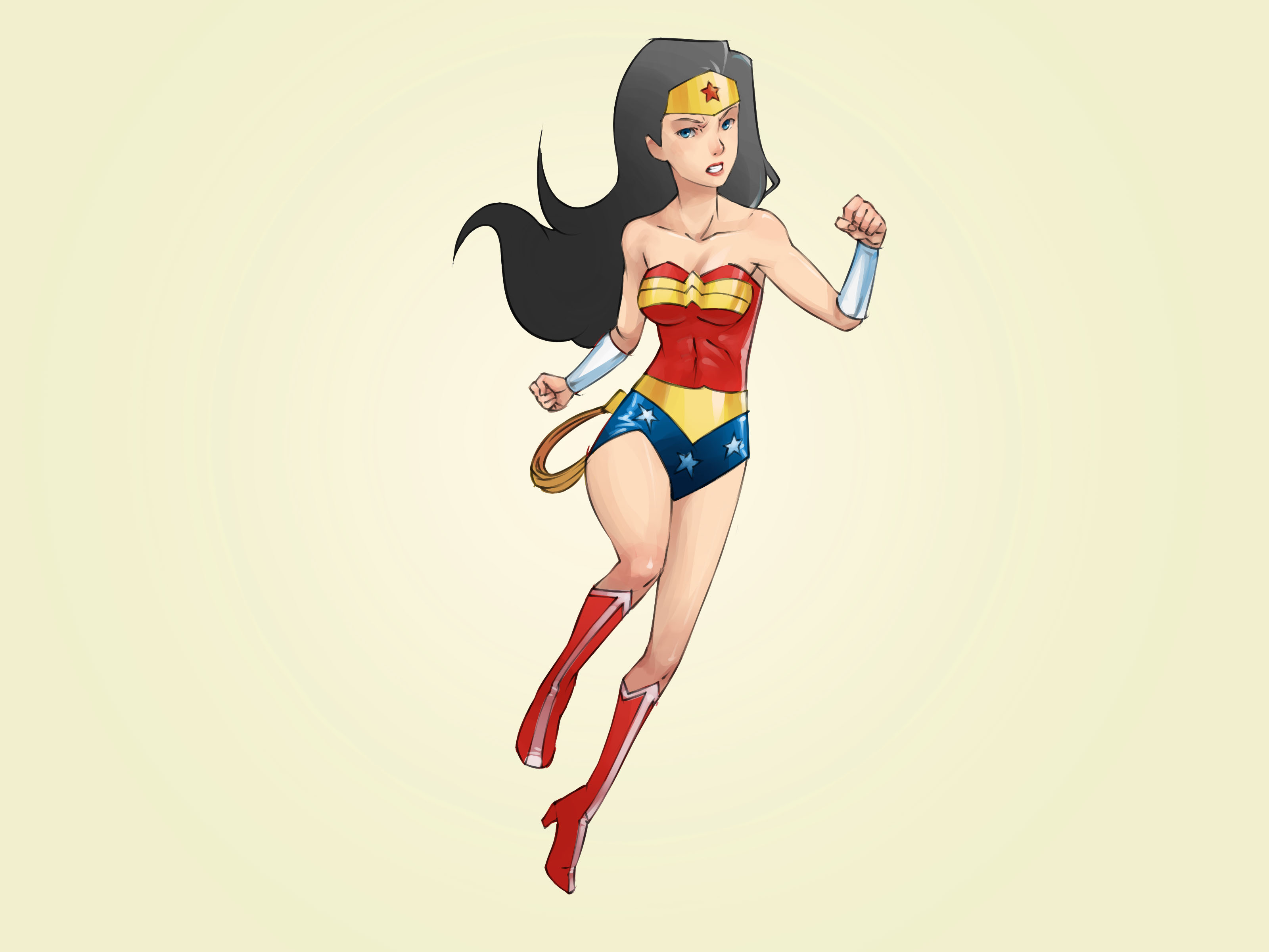 3200x2400 How To Draw Wonder Woman (With Pictures)