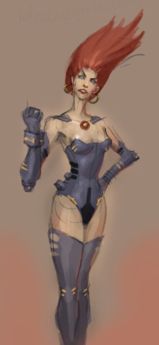 323x700 How To Draw Female Superhero