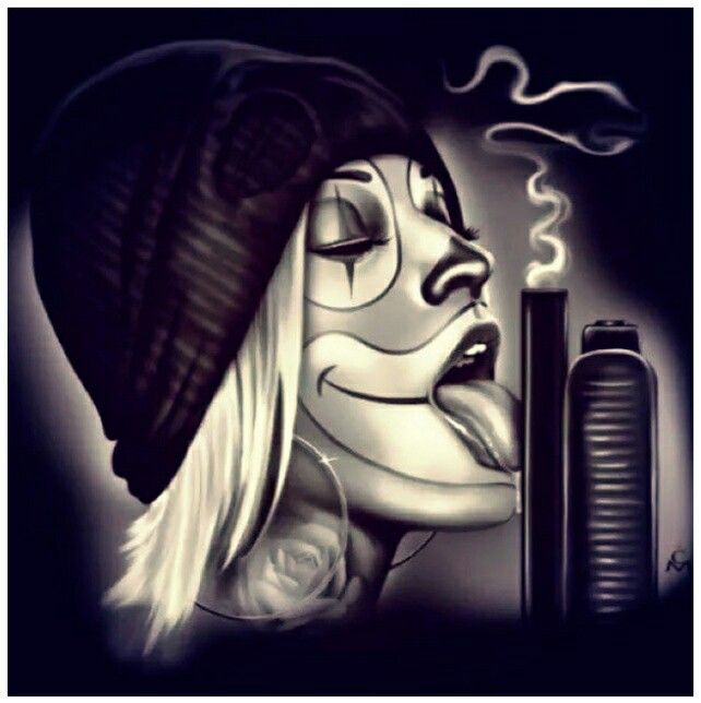 642x644 Girl With Gun Drawings Guns, Chicano And Girls