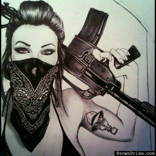 500x500 Image Result For Gangster White Girl Sketches Sickkk Asf