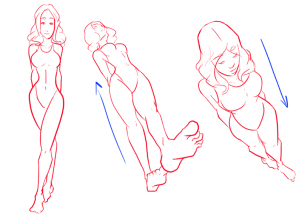 302x216 How To Draw Female Figures, Draw Female Bodies, Step By Step