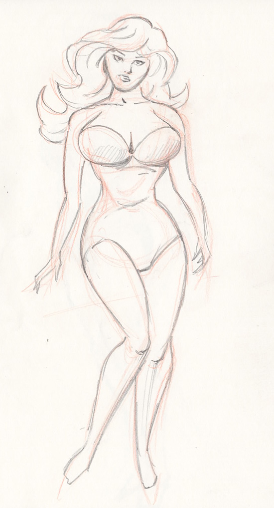 550x1018 Drawing Pretty Girls Day 66