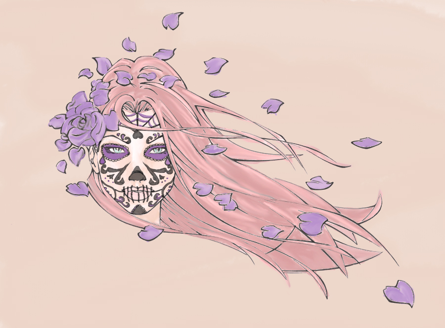 900x664 Stages Of Sugar Skull Girl 3 By X Funkydorica X