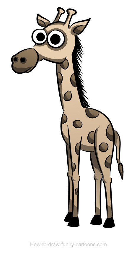 464x859 Giraffe Drawing (Sketching + Vector)