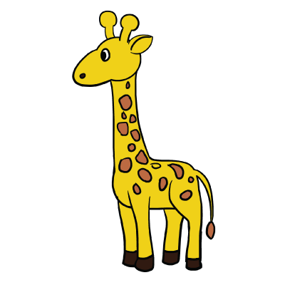 400x400 Unusual Idea How To Draw A Girafe Giraffe Drawing And Drawings