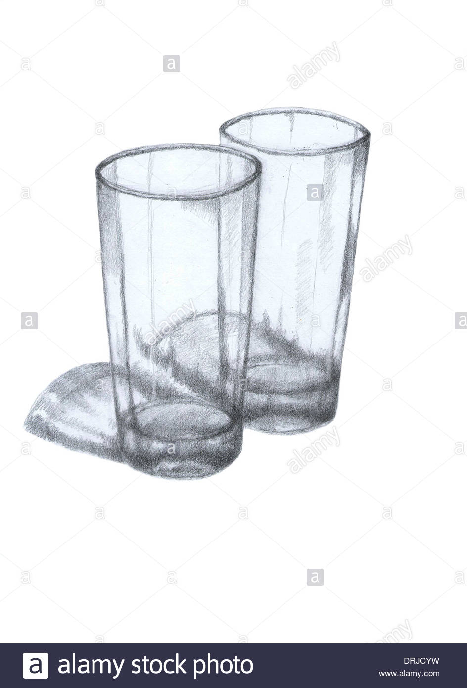 944x1390 Glass Of Water,vessels Of Glass, Drawing, Sketch, Made In Hand