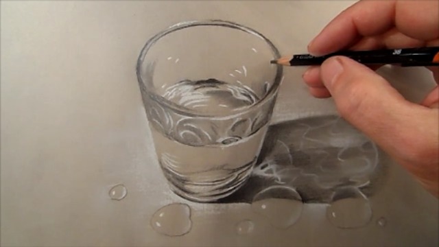640x360 To Draw Glass Of Water
