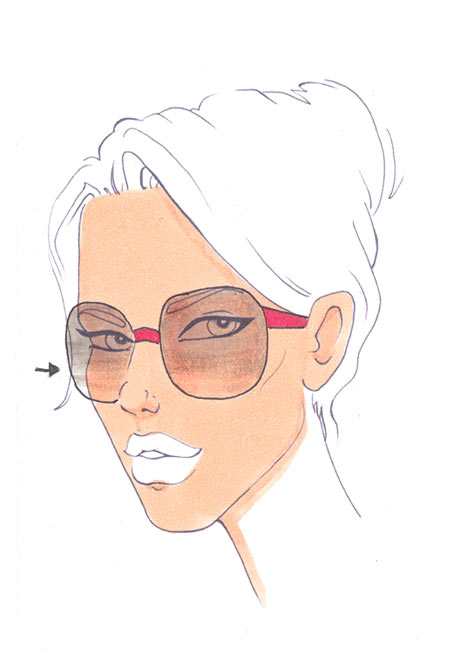 450x652 How To Draw Sunglasses I Draw Fashion