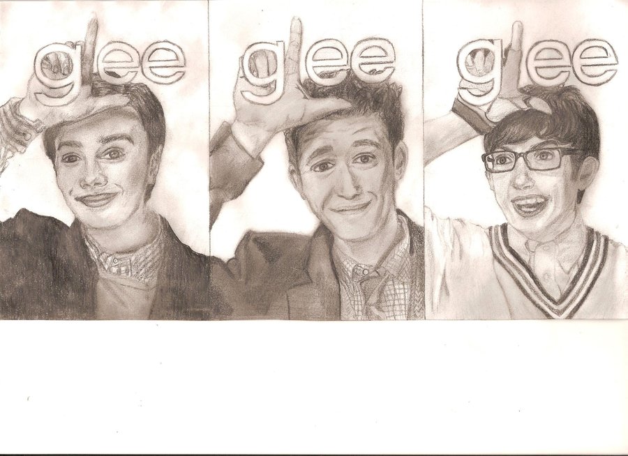 900x654 Glee Drawing By Neumii