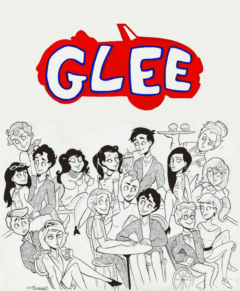 812x983 Glee Is The Word By Muchacha10