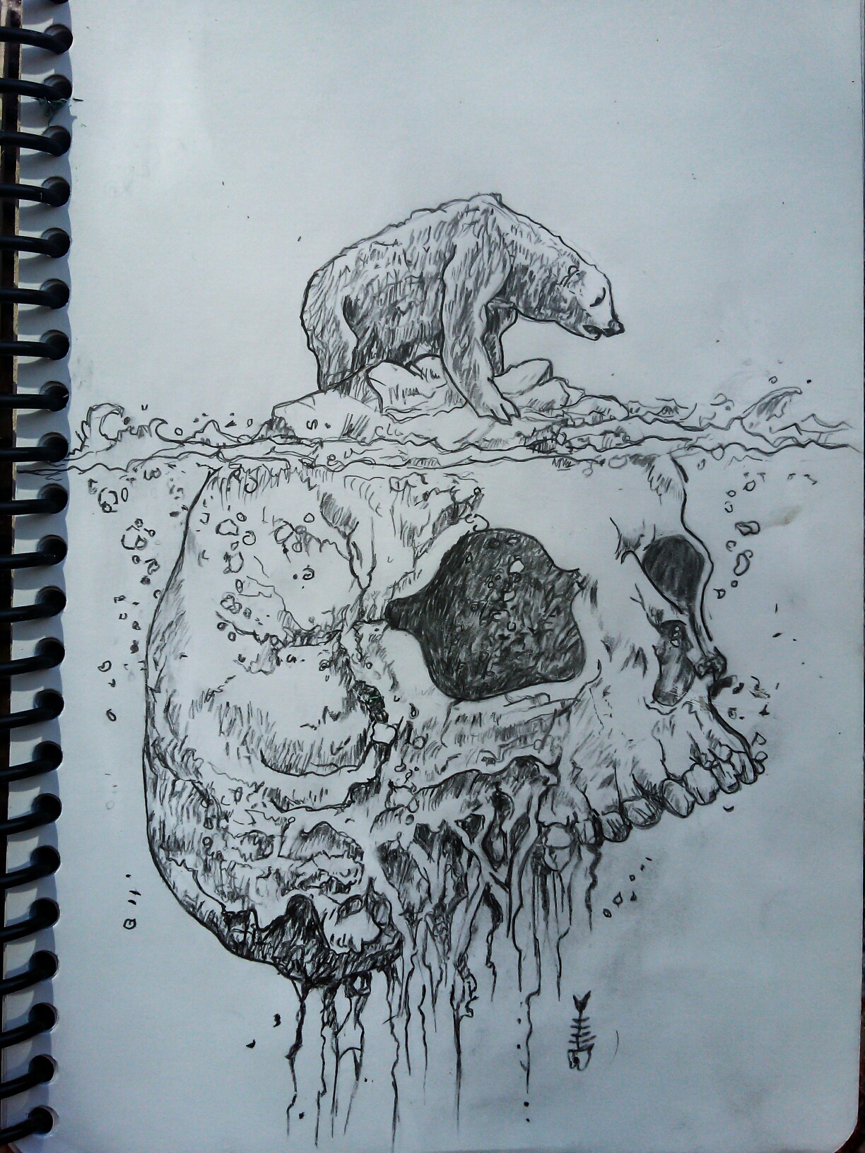 1224x1632 Global Warming Illustration Sketch My Drawings
