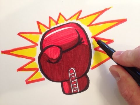 480x360 How To Draw A Boxing Glove