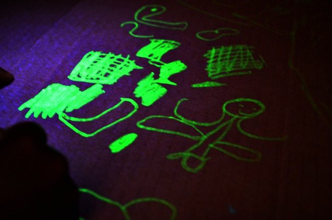 650x432 Glow In The Dark Play Quick Play Idea In A Box Fun Littles