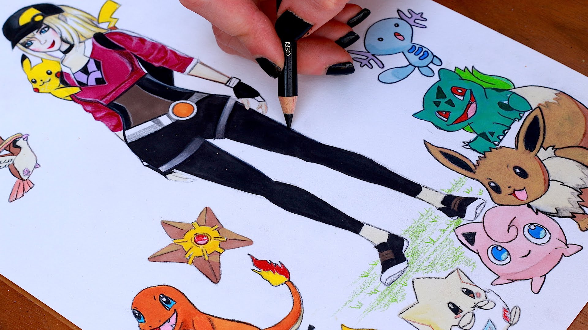 1920x1078 Pokemon Go! Drawing Drawing Pokemon Go