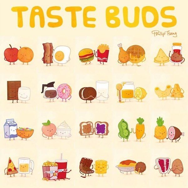 600x600 Adorable, Delightful Illustrations Show Foods That Go Well
