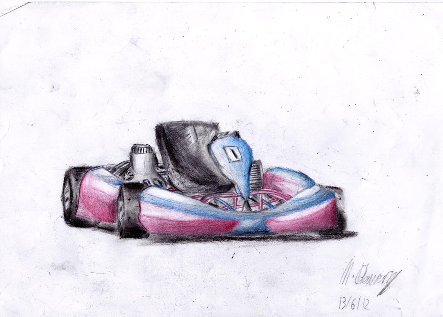 900x644 Go Kart Drawing By Mster232
