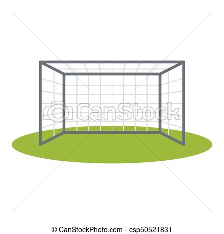 450x470 Soccer Goalpost Icon Vector Illustration For Design And Web