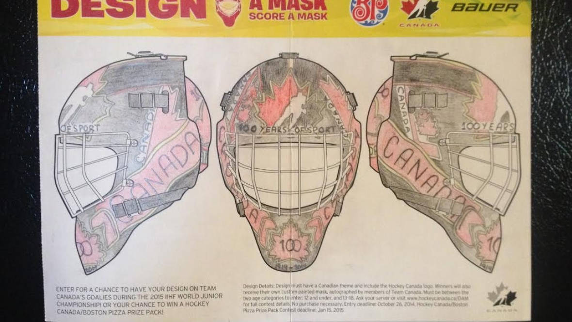 1180x664 Saskatchewan Boy Designs Team Canada Mask For The World Juniors