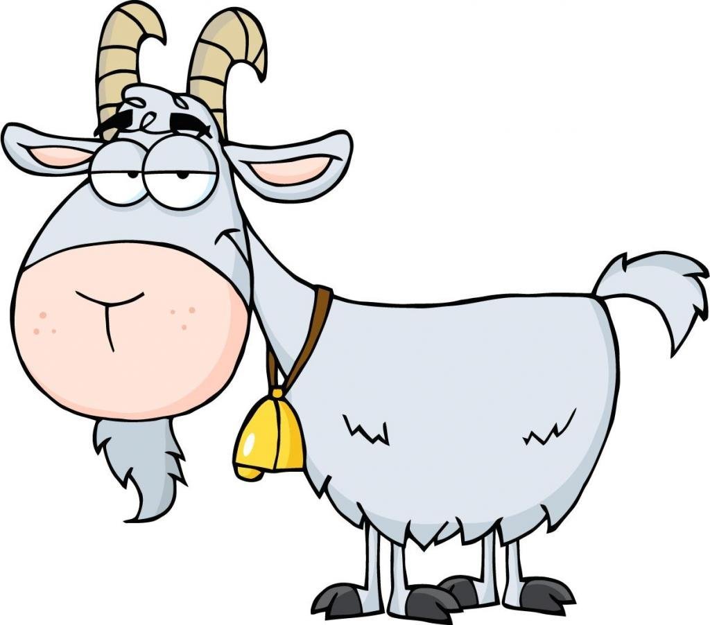 1024x902 Cartoon Goat