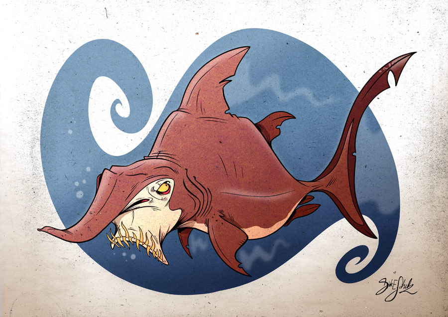 Goblin Shark Drawing at GetDrawings | Free download