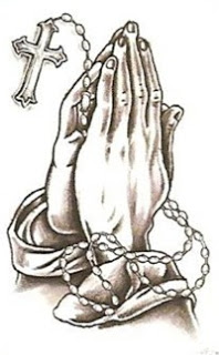 198x320 Praying Hands With Rosary And Cross For God Cliparts And Coloring