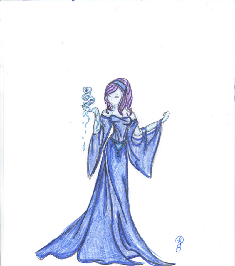 800x906 Water Goddess By Past93