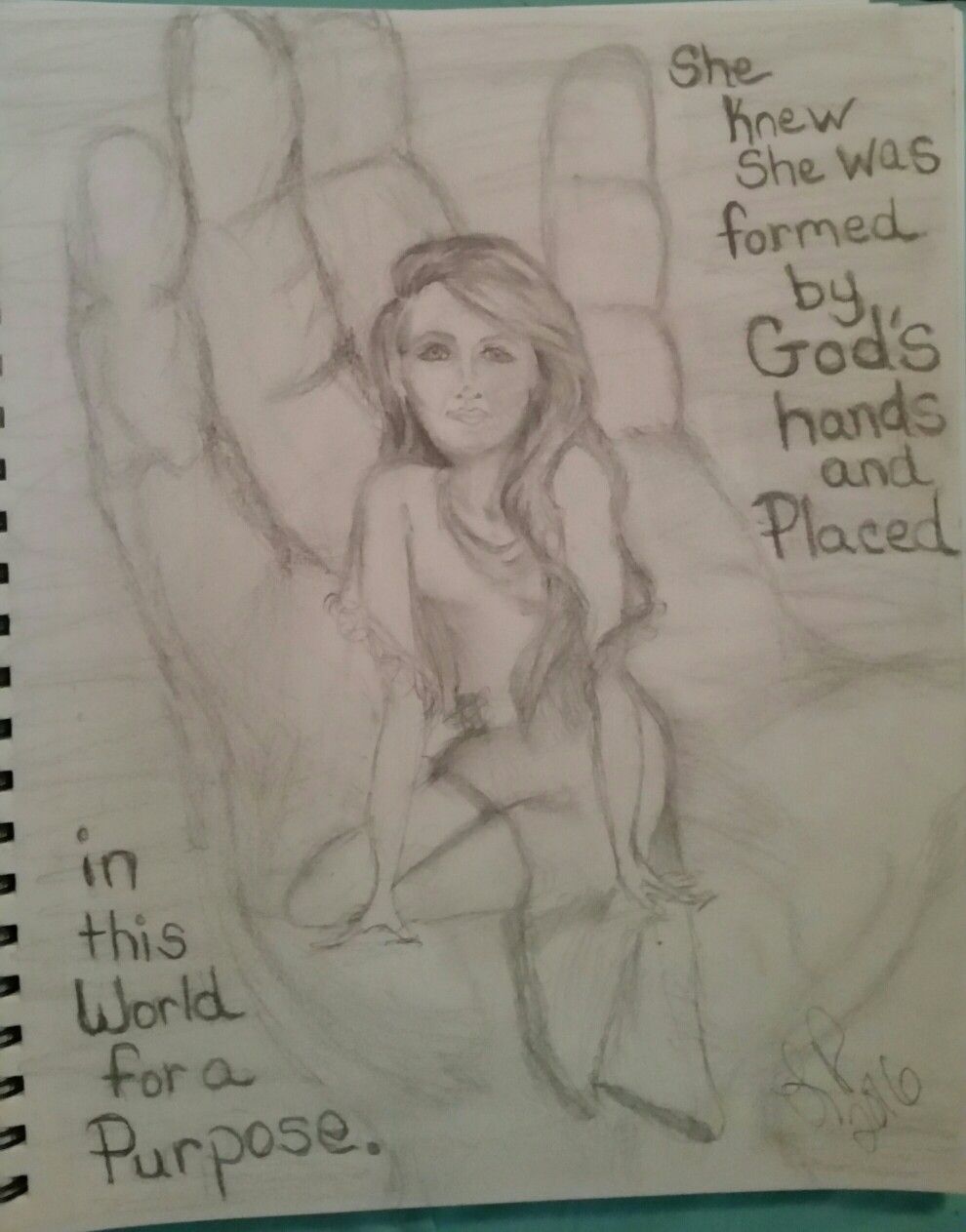 990x1263 She Knew She Was Formed By God's Hands And Placed In This World