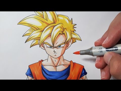 480x360 How To Draw Gohan Super Saiyan