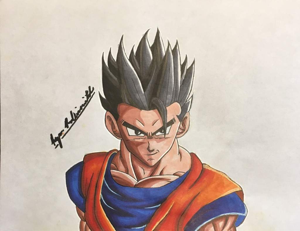 1024x790 Mystic Gohan Drawing Dragonballz Amino