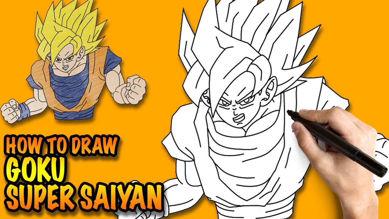 1280x720 How To Draw Goku Super Saiyan Dragon Ball Z