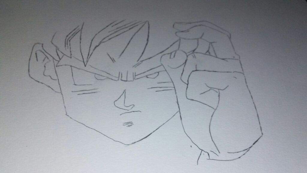 1024x576 How To Draw Base Form Goku Dragonballz Amino