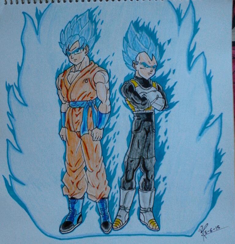 768x797 Goku And Vegetta Ssgss By Misteremem