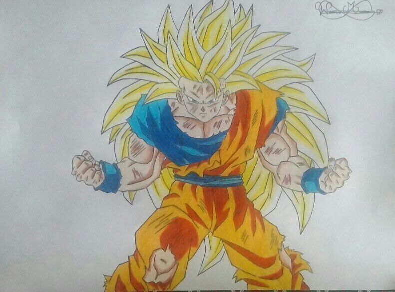 791x585 Drawing Goku Ssj3 Finished Dragonballz Amino