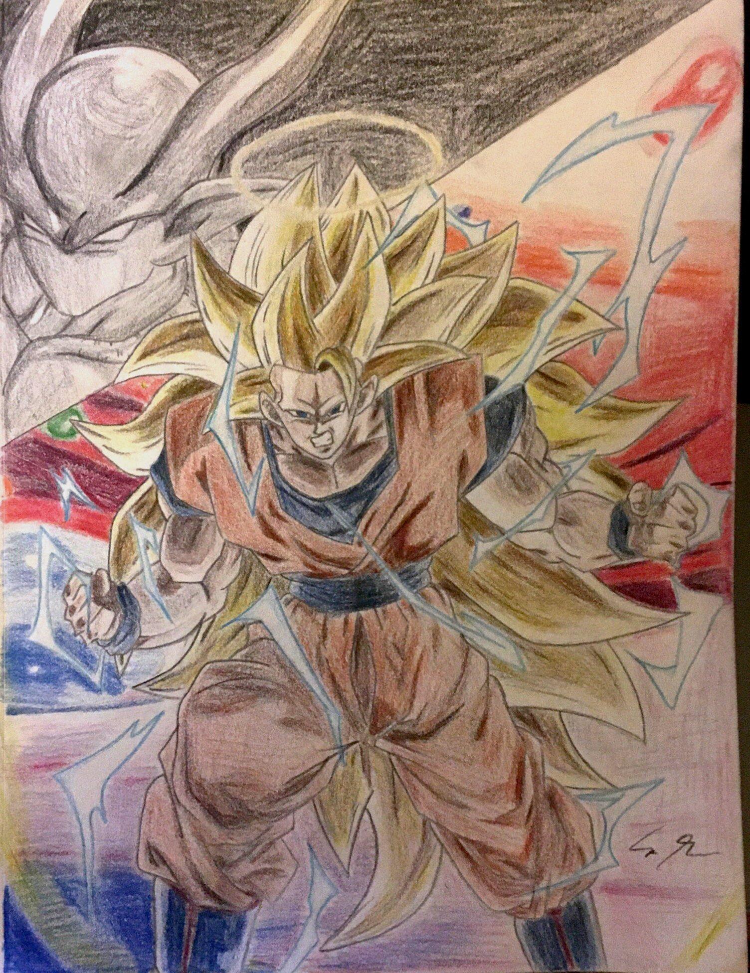 1504x1952 Fluff] Finished The Ssj3 Angel Goku Request, I Hope It Turned Out